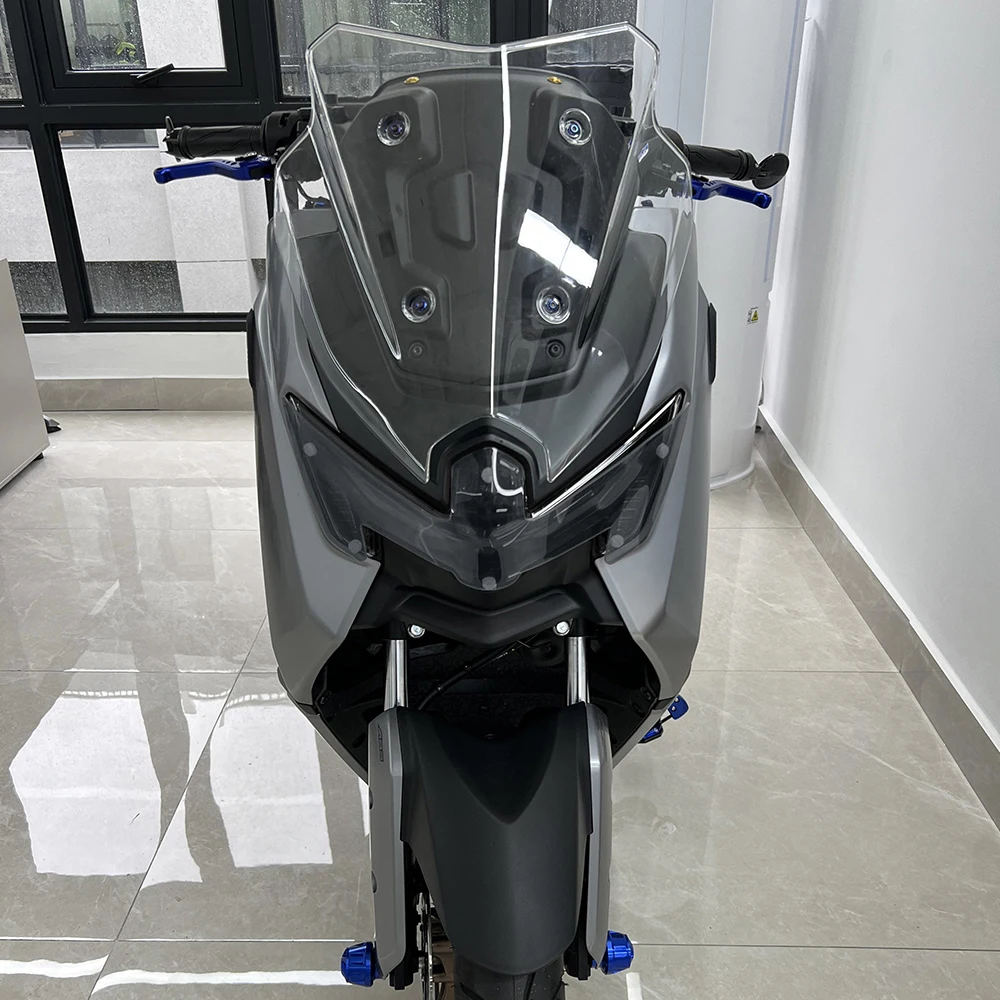 ヤマハ NMAX125/155 V3 2025 ヘッドライト保護ガード グリーン グレー