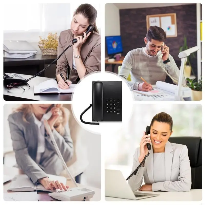 Corded Landline with Noise Reductions Clear Sound, Call Hold and Speed Dialing 83CE