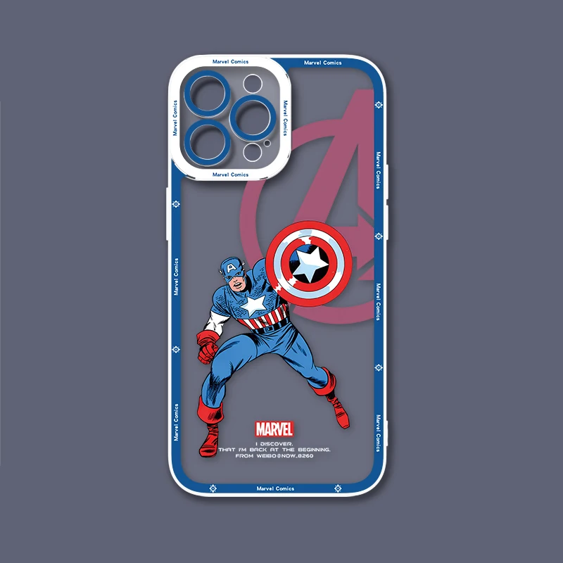 Marvel Spider Man Case For Xiaomi 13T 12T 11T 10T 14 13 12 11 Lite 5G NE POCO F6 X6 Pro X3 NFC X5 X4 GT F3 F4 F5 M6 M5S C65 Etui