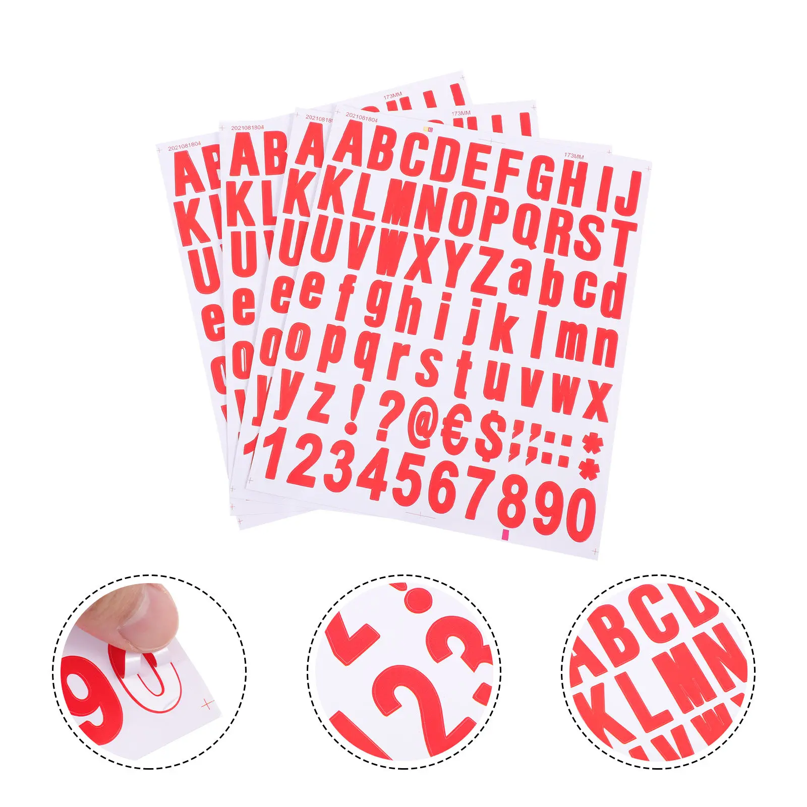 

Набор из 4 наклеек-этикеток с цифрами и буквами премиум-класса для скрапбукинга, дневников, фотоальбомов, подарочной упаковки и декора