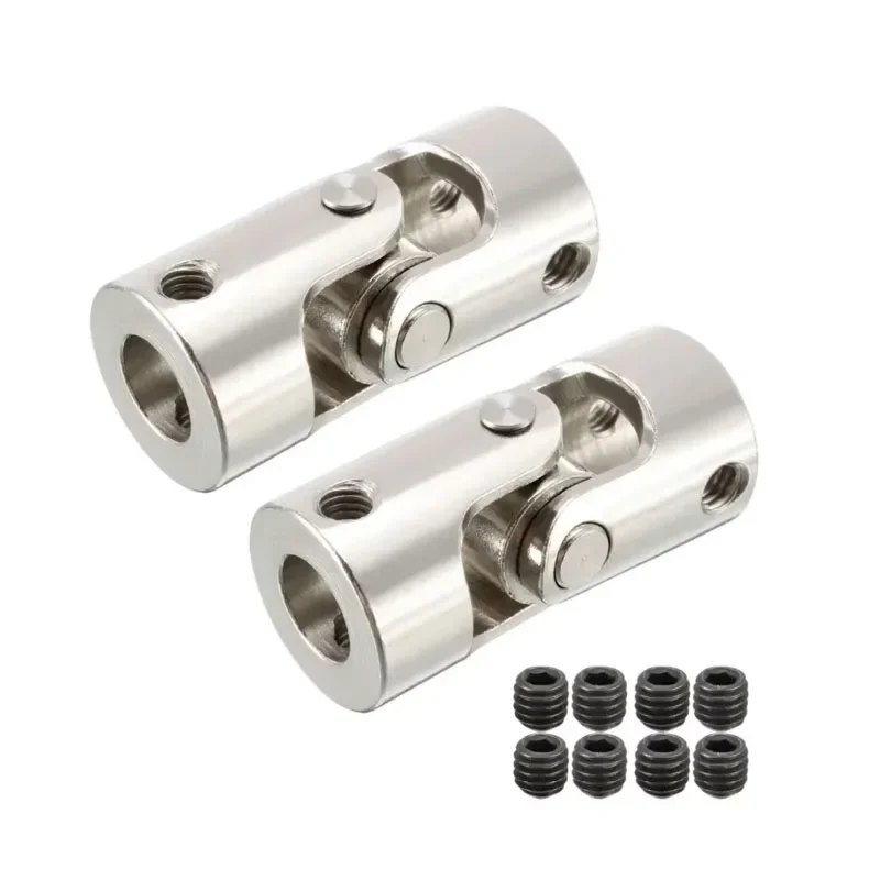 2/3/3.17/4/5/6/6.35/8/10mm Motor Coupling Axis Shaft Coupler Cardan Gimbal Hinge RC Boat Car Engine Flexible Connector Metal