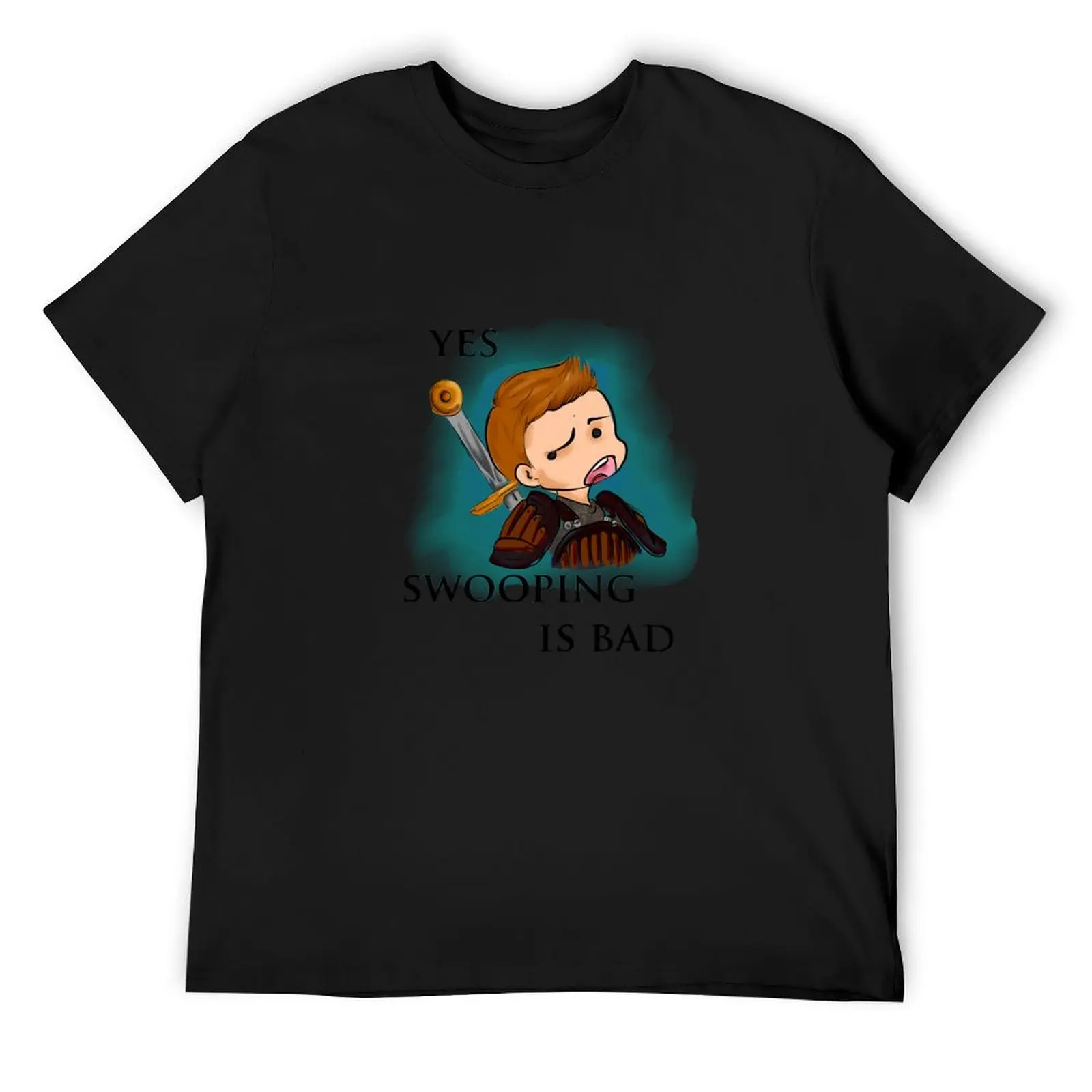 

yes, swooping is bad T-Shirt customs design your own cute tops kawaii clothes shirts men