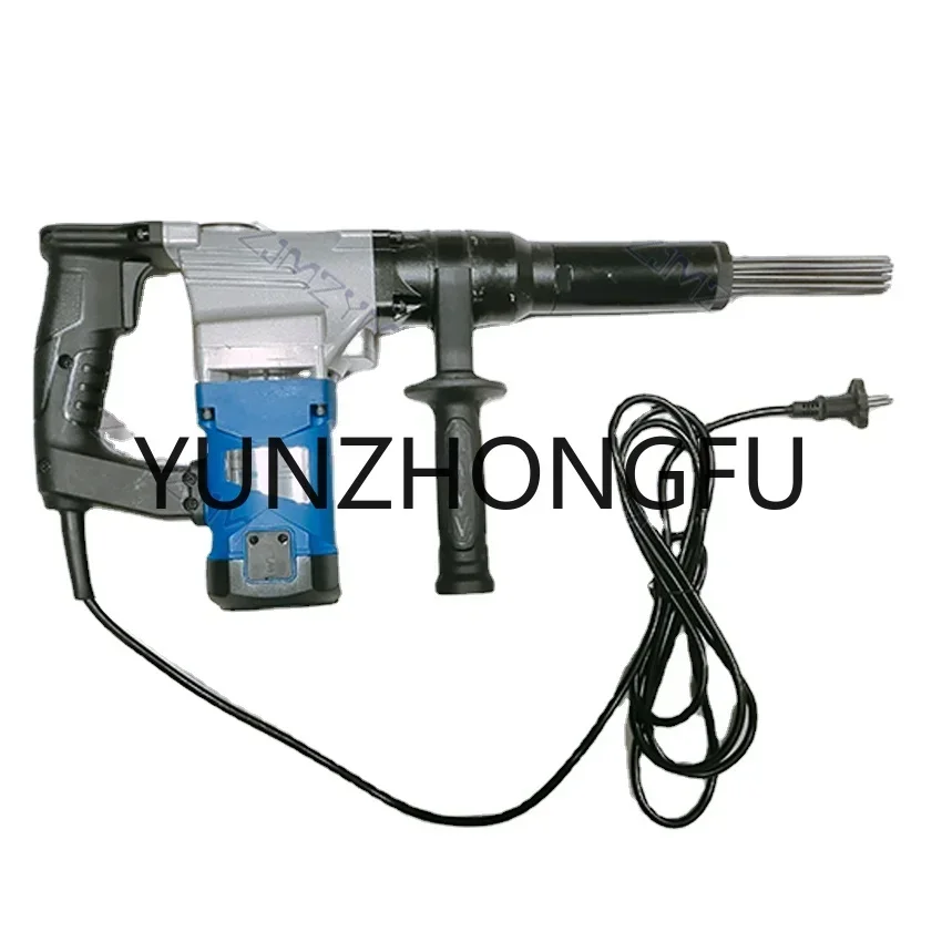 TD-53E 1100W Needle Derusting Gun Electric Jet Chisels Hand-Held Electric Needle Scaler Rust Removal Cleaning Machine 110V/220V