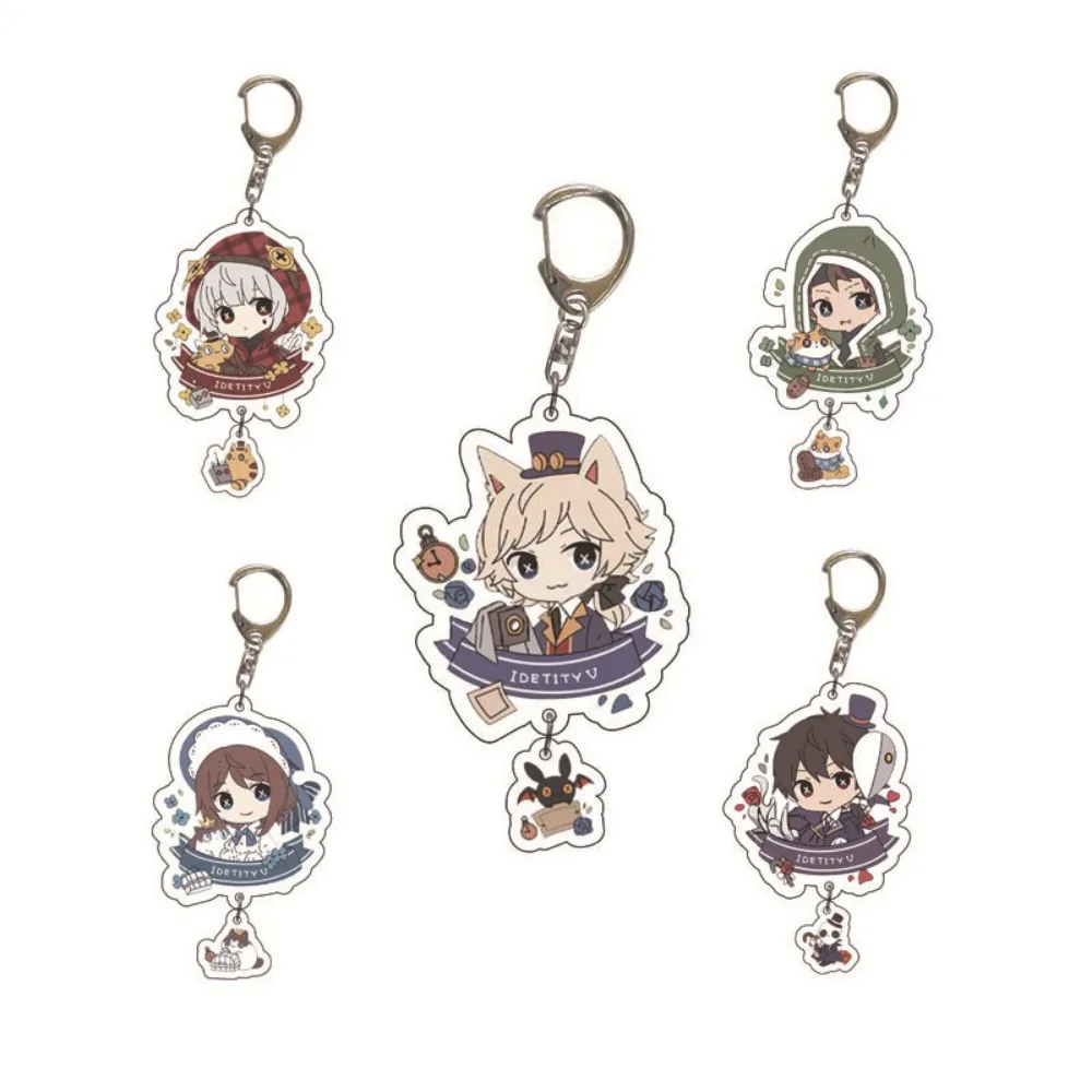 Game Identity V Acrylic Figures Jack Joseph Gardener Cosplay Acrylic Keychain Cartoon Girls Bag Pendant Keyring Charm Gifts