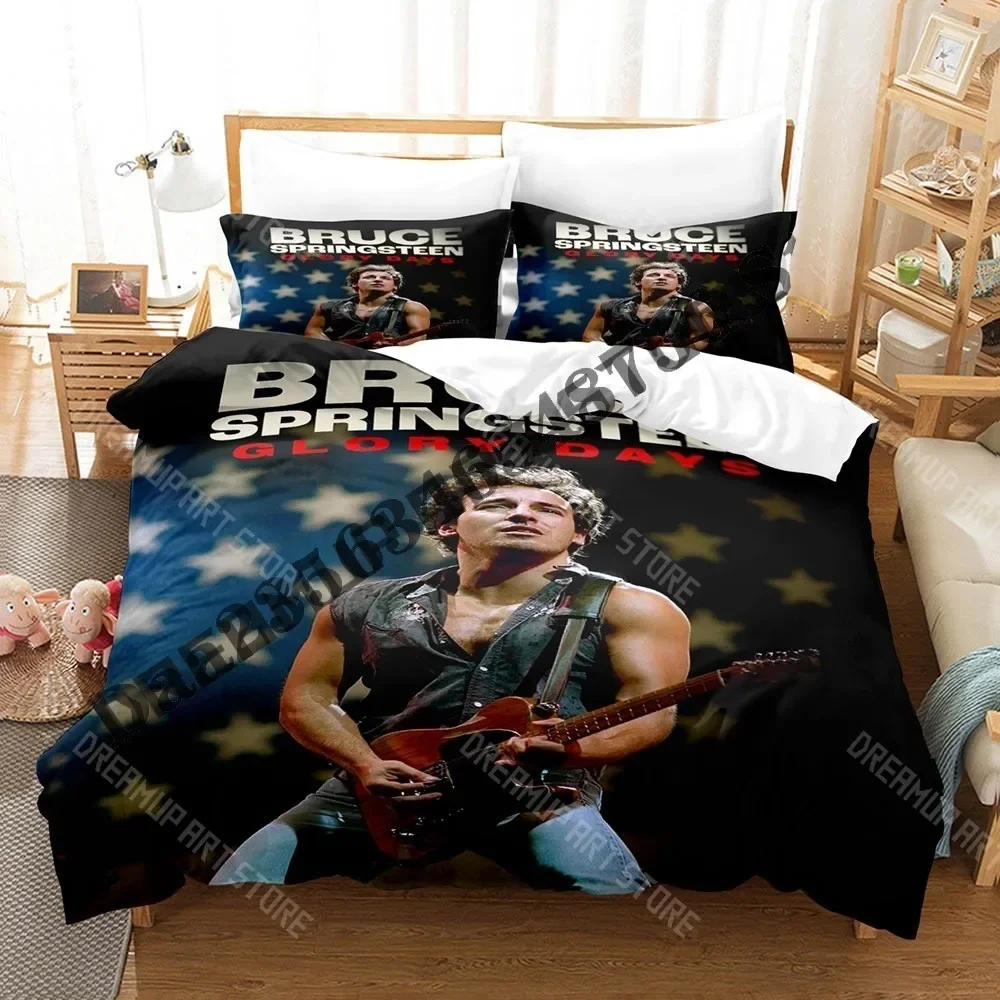 Комплект постельного белья с 3D принтом Bruce Springsteen E Street Single Twin Full Queen King Size, комплект постельного белья для взрослых и детей, комплекты пододеяльников для спальни, кровать