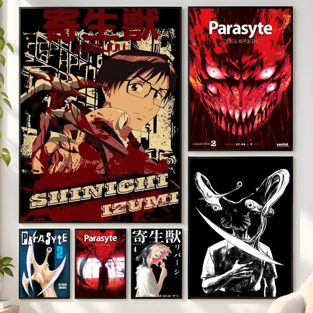 Anime P-Parasite The Maxim Poster Matte Wall Peel And Stick Decor Bedroom Living Room Office Dorm Home