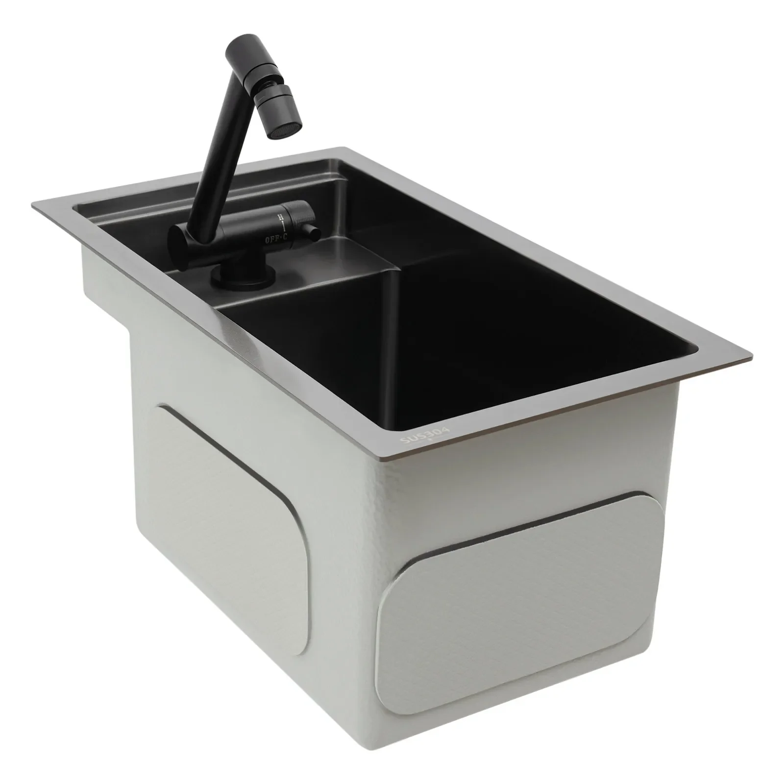 

Универсальная мойка из нержавеющей стали со складным смесителем для кухни, десертных магазинов, кофейни, гостиницы и т. д.