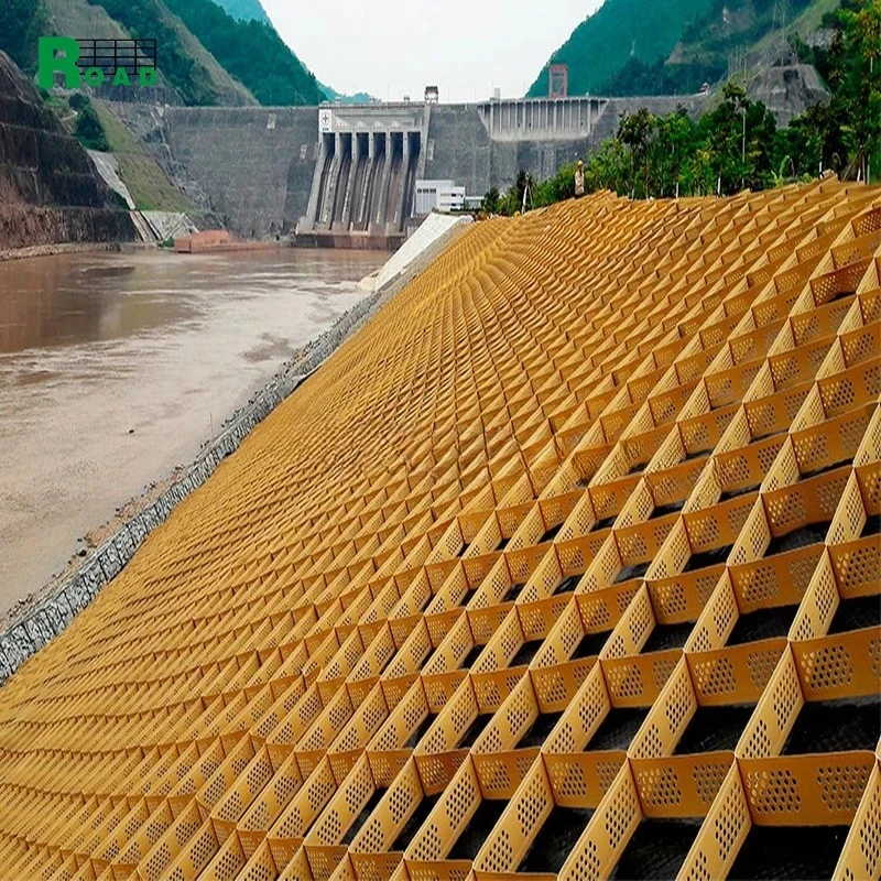 Price of small samples --HDPE Geocell Grid HDPE Material for Outdoor Slope Protection and Retaining Wall 3D Model Design
