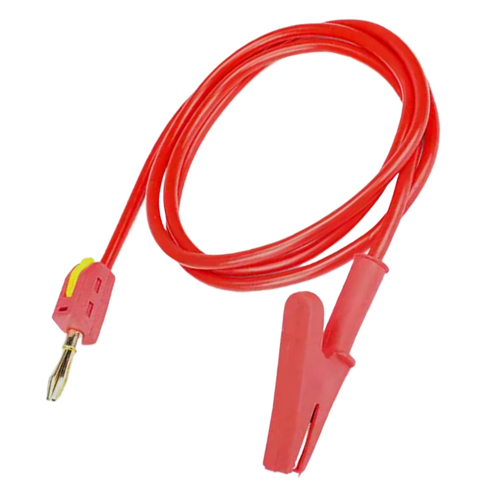 

Инновационный дизайн тестового кабеля с комбинацией разъема типа «банан» диаметром 4 мм и прочными зажимами «крокодил»