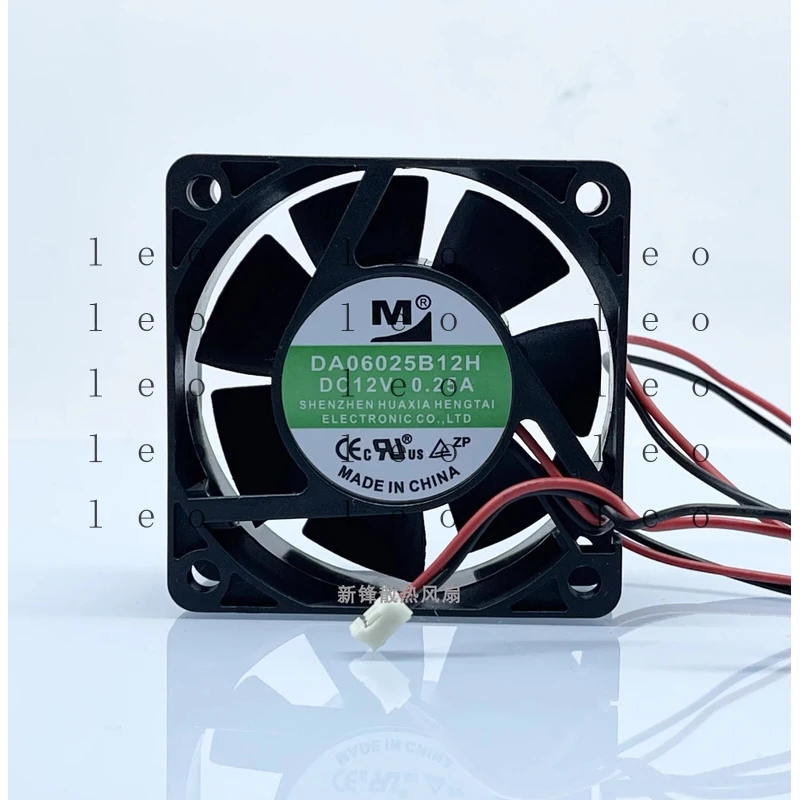 

M DA06025B12H 12V 0.25A 6025 6CM 2-Wire Cooling Fan
