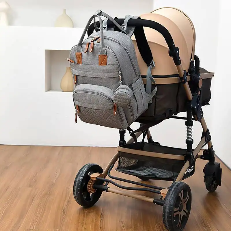 2025 Large Capacity Multi-functional Breathable Comfortable Bottle Insulated Mommy Maternity Ultra-light Women Backpack Baby Bag