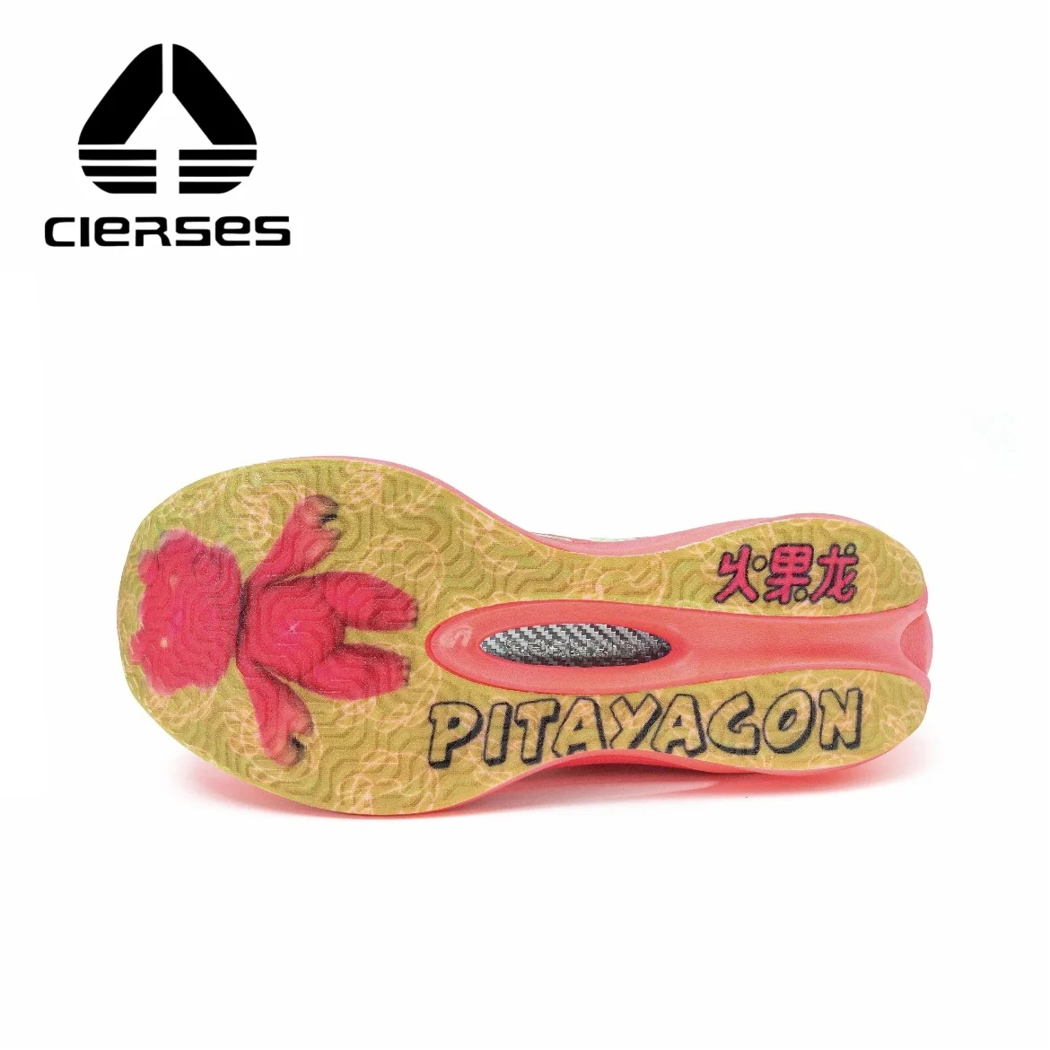 CIERSES Men's Marathon Full-Length Carbon Plate Running Shoes With Shock Absorption And Stability Half-Size Sports Shoes 2445