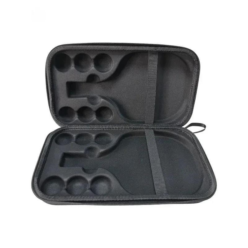 Hard Shell Table Tennis Racket Case, EVA Shockproof Ping Pong Paddle Storage Bag Portable Carry Cover for Sports Training