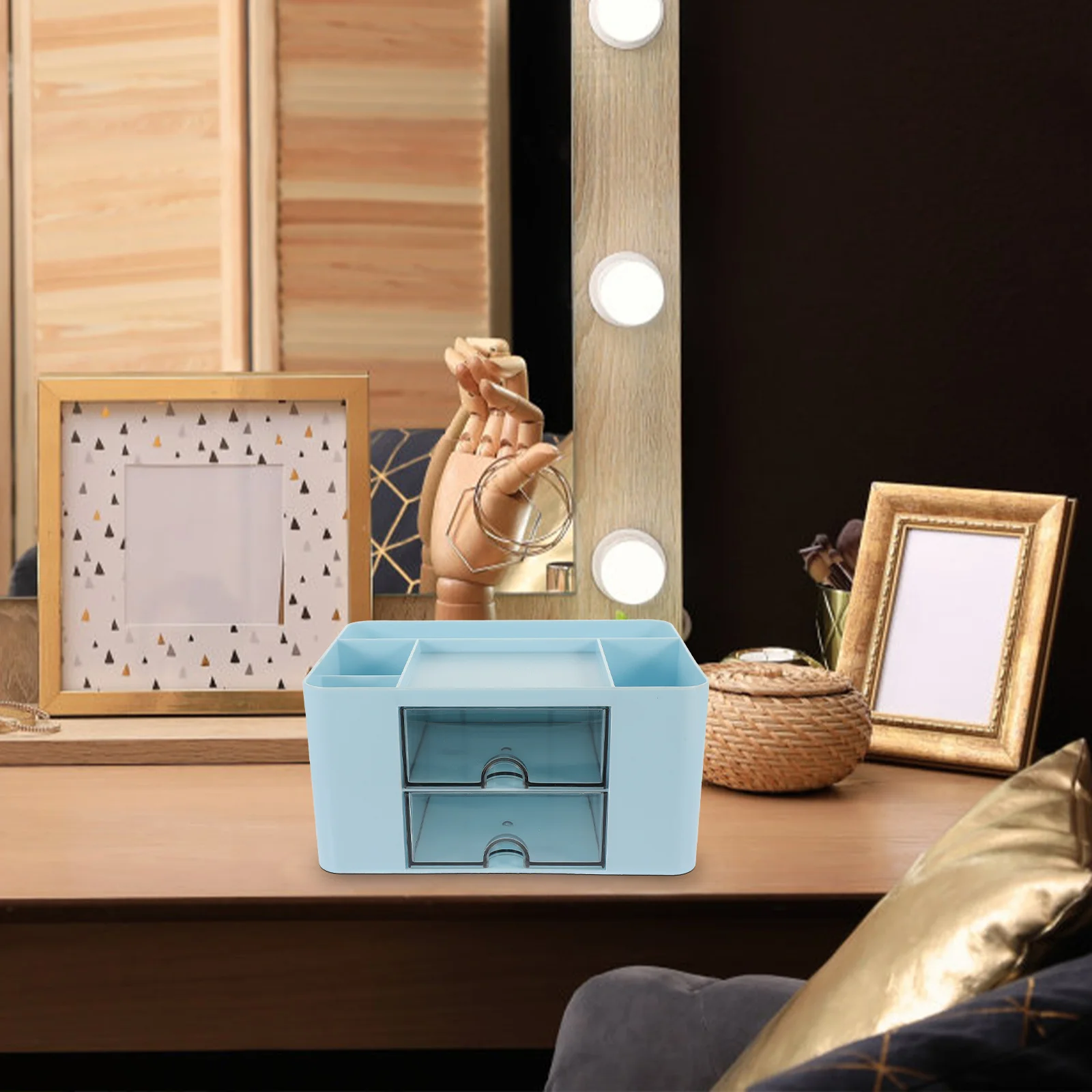 

Drawer Style Stationery Organizer Multi-Layer Plastic Storage Drawers For Office School Supplies Makeup Accessories