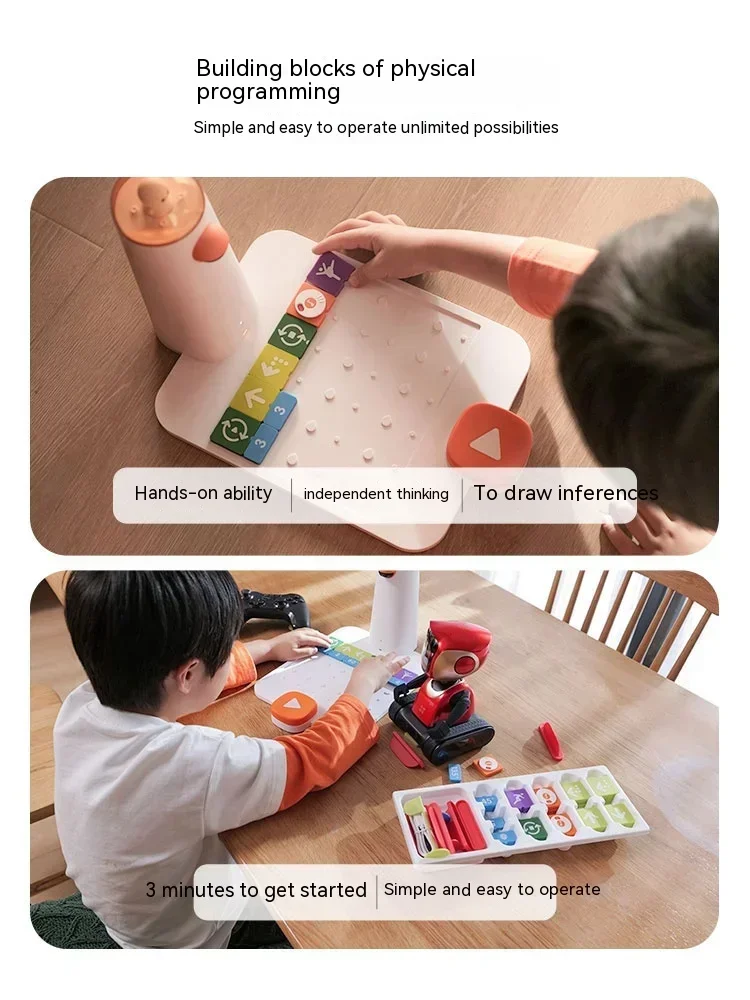 Ezviz Rk2 Pro Ep Ai Robot Pet Remote Program Robot Toys Kids Monitor Camera Emotional Companion Interaction Game Puzzle ​Gift