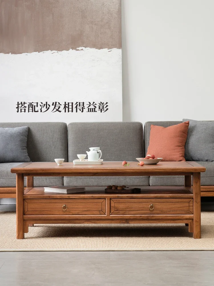 Old Elm Small Apartment Tea Table, Luz, Luxo e Simplicidade, Armazenamento, Mobília da Sala