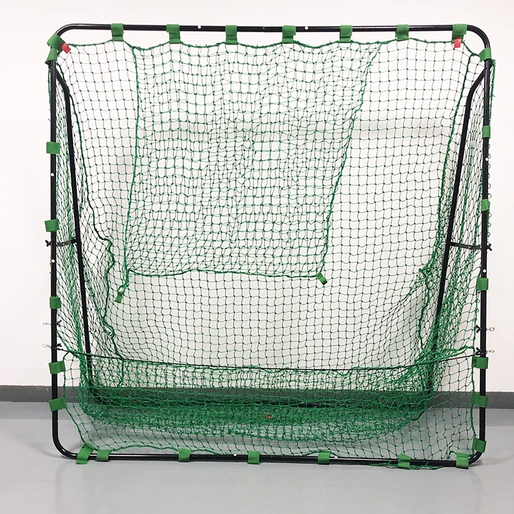 High Quality 2*2M Baseball Softball Soccer  Practice  Net Rack And Durable Pitching Training Net