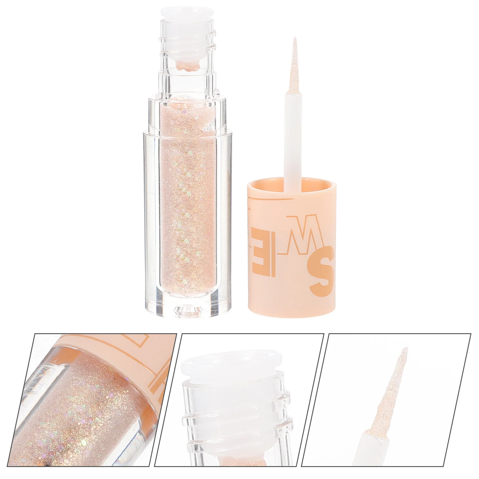 

1Pcs Glitter Eyeshadow Easy Apply Long-Lasting Shine Professional Personal Use Eye Makeup Liquid Eyeshadow