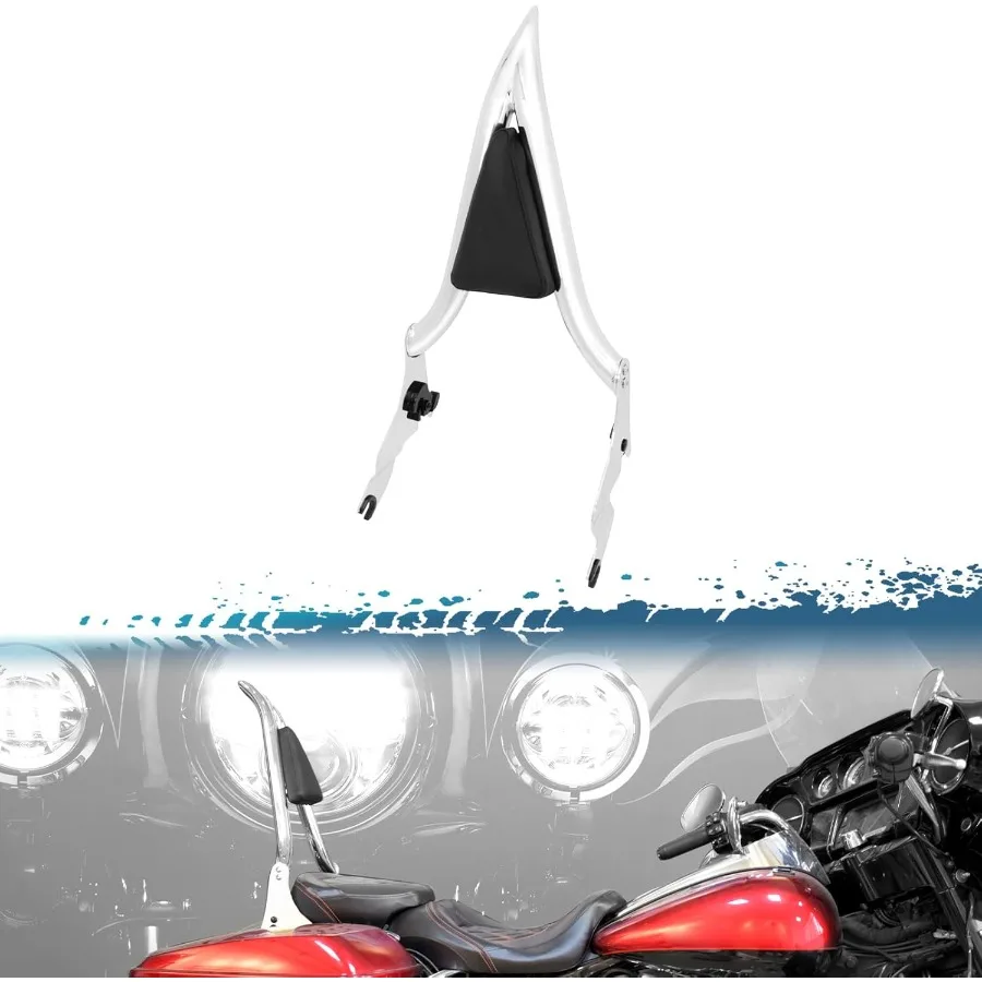 

Detachable 24inch Sissy Bar Rear Passenger Backrest with Quick Release for Harley Touring Models 20092024 Compatible with Road