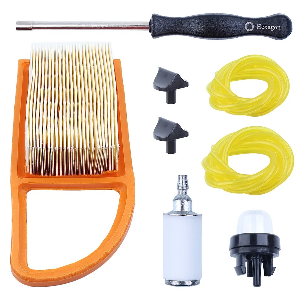 Carburetor Kit For Stihl BR600 BR550 BR500 Air Fuel Filter Line Primer Bulb Tool
