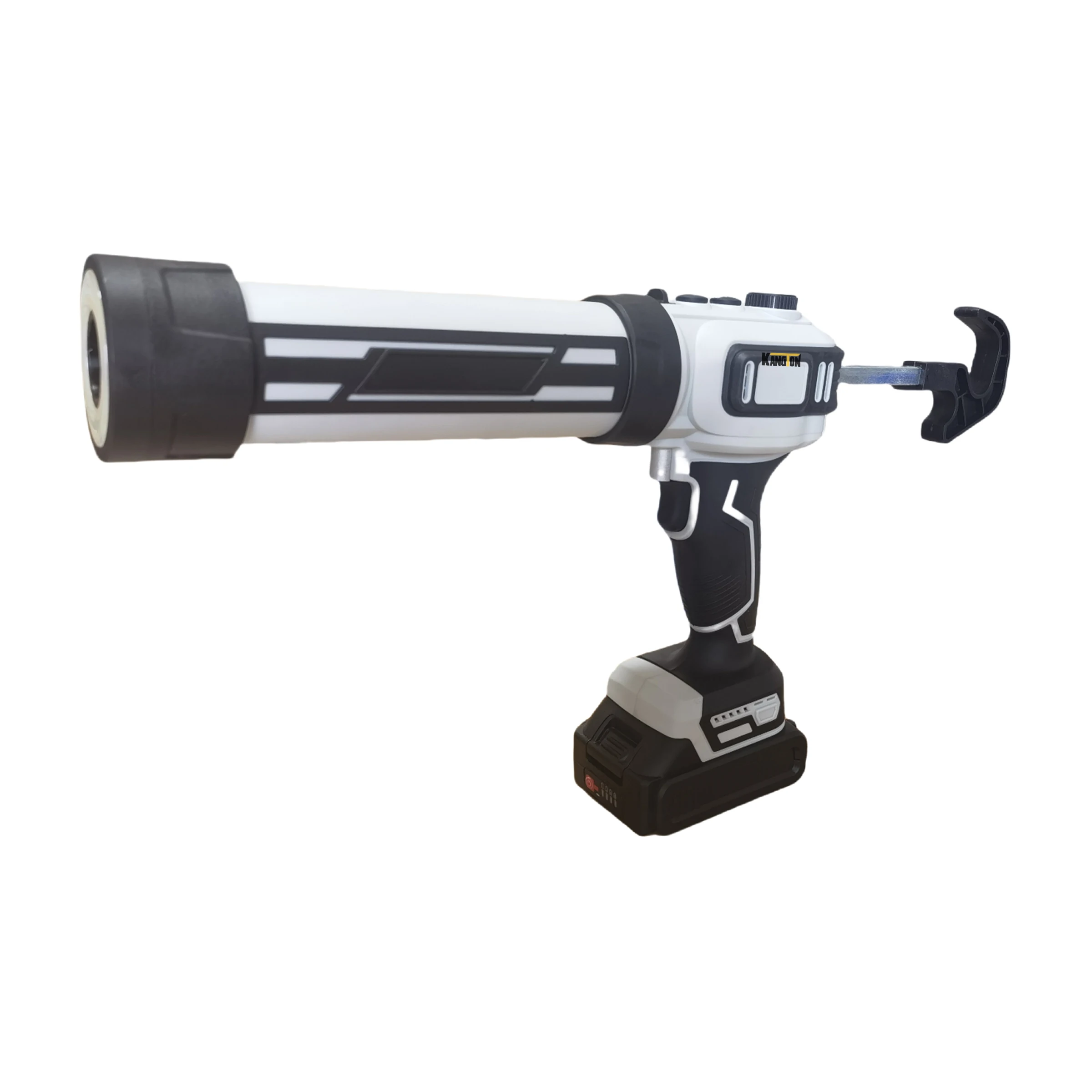 

21V Cordless Caulking Gun,Electric Caulking Gun Auto Retract, 300kgl No Drip Caulking Gun for Filling, Sealing