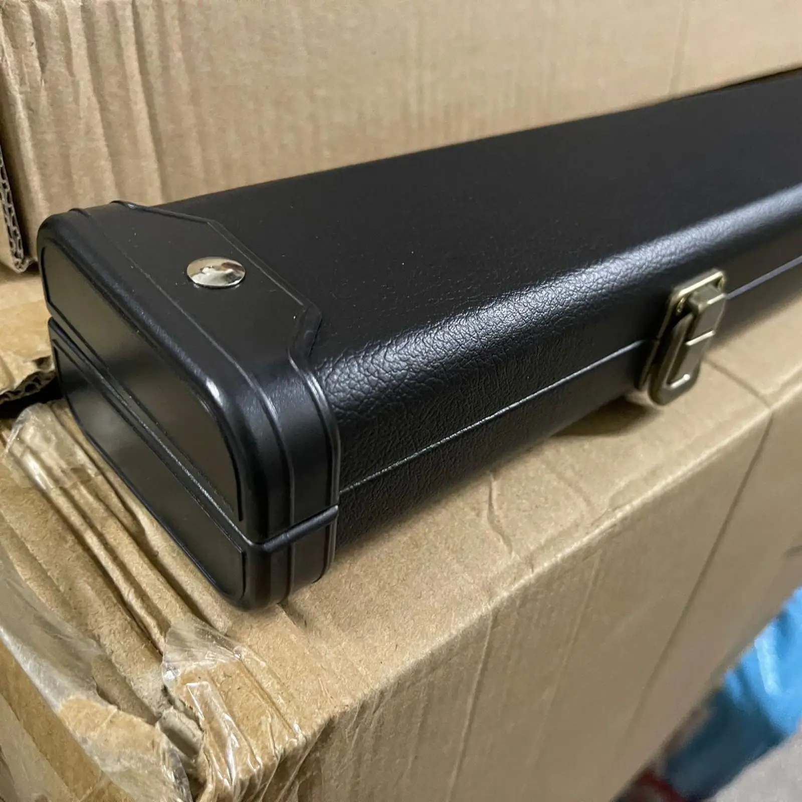 プールキューバッグ-pu-レザービリヤードケース耐久性のある耐衝撃プロテクタースヌーカー-1-2-キューテーブルプレイ用