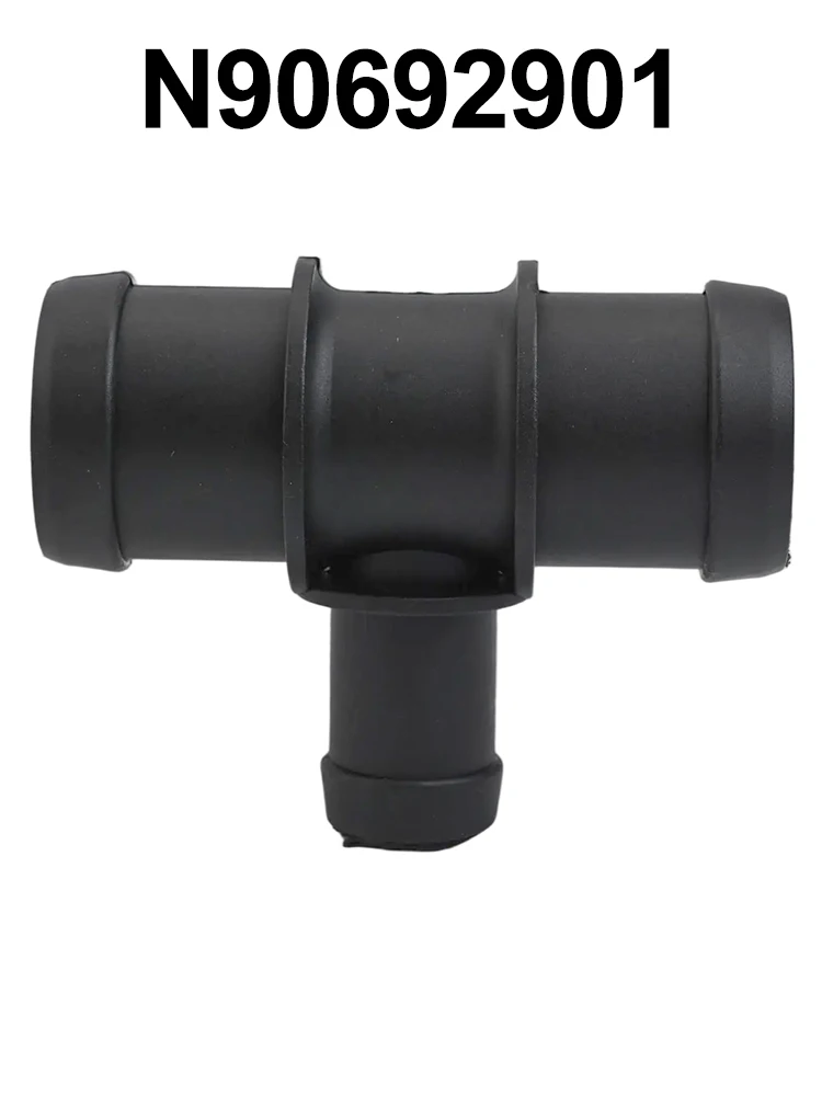 Automobile Hose Connector Coolant Connector Perfect Vehicle Compatibility Stable Performance Black Plastic Material