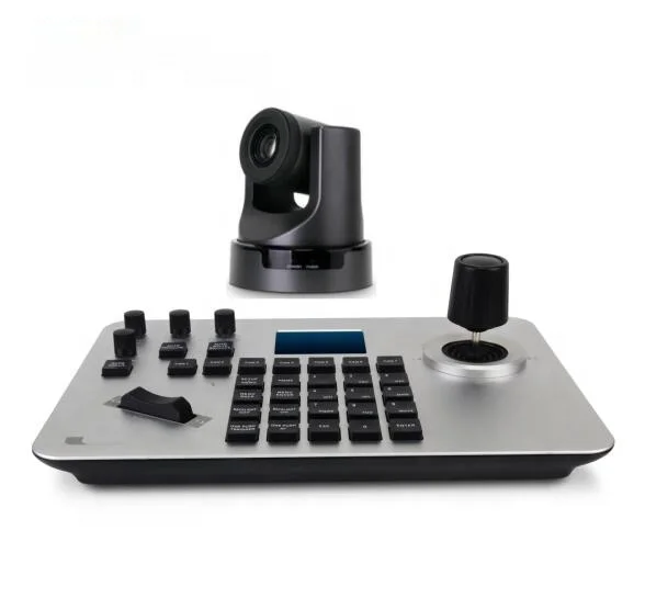 

POE 4D joystick keyboard RS422 RJ45 connection Video Switcher cctv conference camera control ip ptz controller