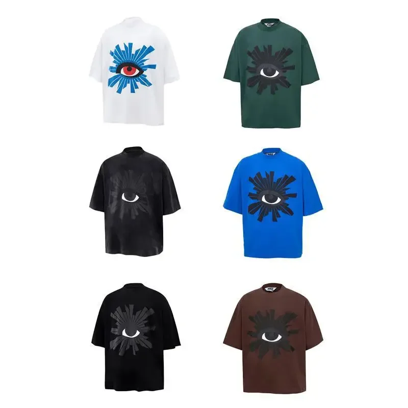 Camiseta de manga corta con estampado de House Of Errors para hombre y mujer, camiseta holgada de verano con lavado Vintage, cuello redondo Y2K a la moda, otro Mater