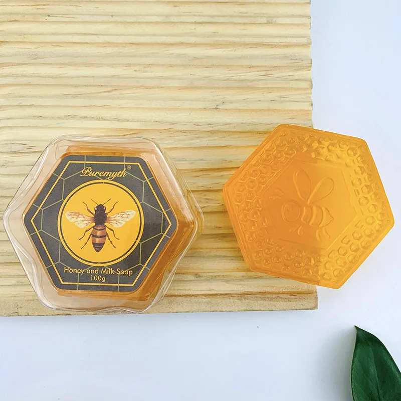 Natural Handmade Honey Hand Gift 100G Nourishing Moisturizing Essential Oil Face Washing Bath Propolis Soap