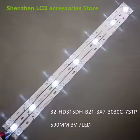 FOR Hisense_32_HD315DH_B51_3x7_3030C_7S1P 595MM 7LED 32 inch use aluminium 100%new LCD TV backlight bar 3V