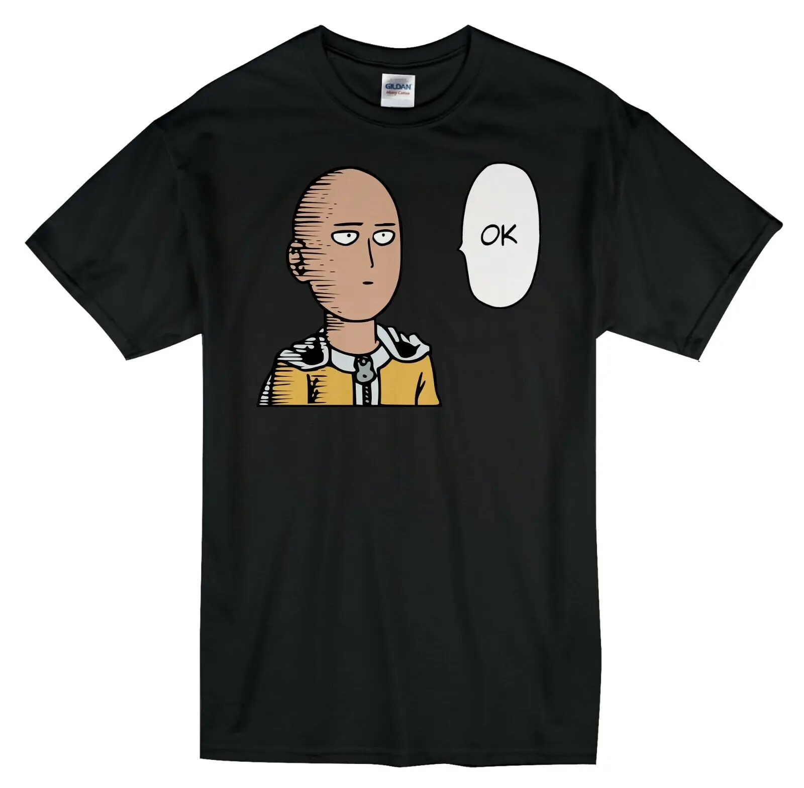 

Saitama One Punch Man Anime Manga Hero OK T-Shirt