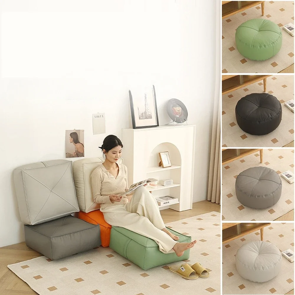 

1pc Tatami Thick Small Sitting Pier Futon Leather Floor Cushion Lazy Cushion Balcony Bedroom Stool Mat Cojín De Tatami 다다미 방석