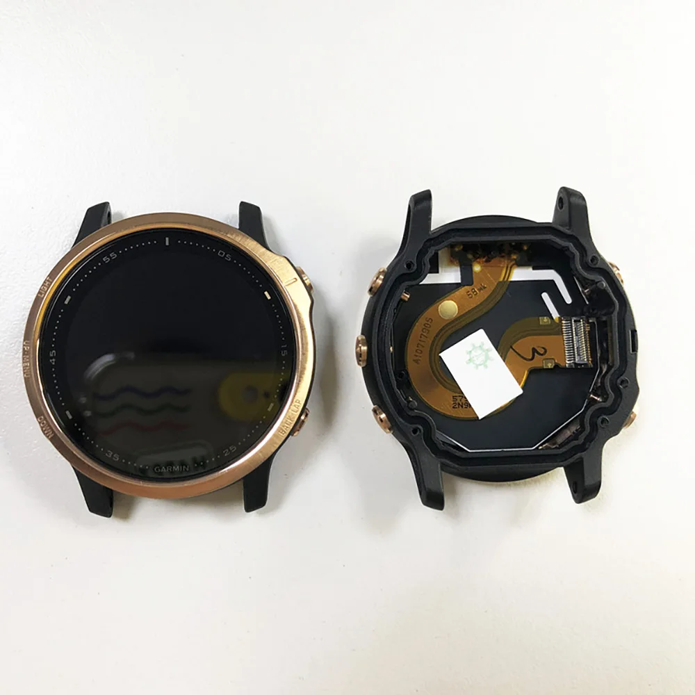 Front Cover Case For GARMIN Fenix 6S sapphire Assembly LCD Display Screen LCD Panel Digitizer Repair Part Replacement