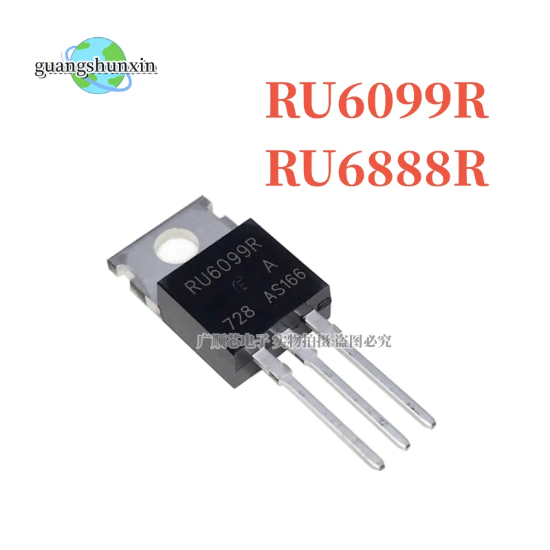 10PCS RU6099R RU6099 RU6888R RU6888 TO-220 MOSFET Commonly used with good quality