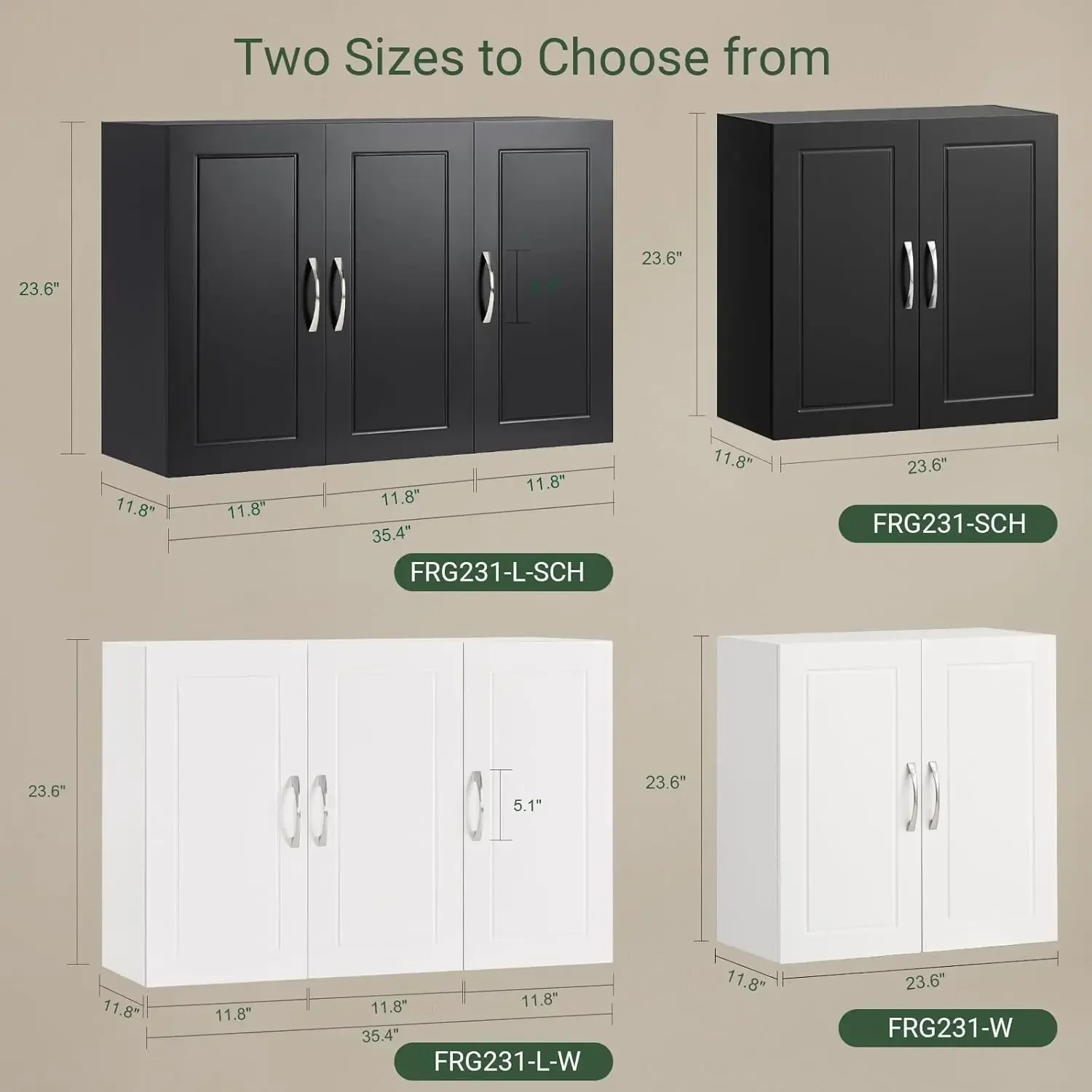 Laundry Room Wall Cabinet, Bathroom Medicine Storage, Garage Wall Organizer, Linen Tower for Bath Accessories