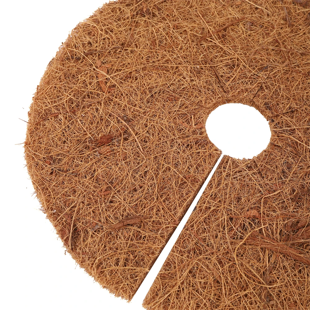 25/30/35/40cm Natural Coconut Palm Fiber Mat for Garden Greenhouse Plant Flower Water Retention and Preventing Grass Growth 2Pcs