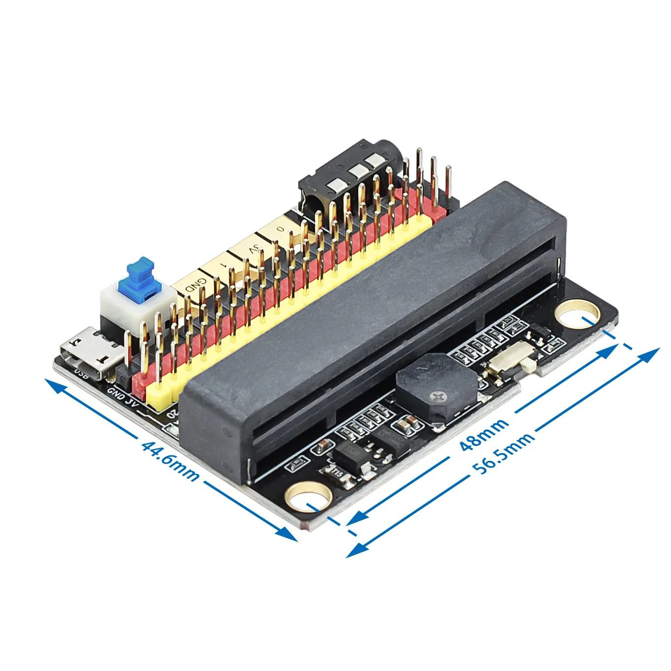 لوحة توسيع Microbit V2 IOBIT V1.0/2.0 اللوحة الأم مايكرو: لوحة محول أفقية بت