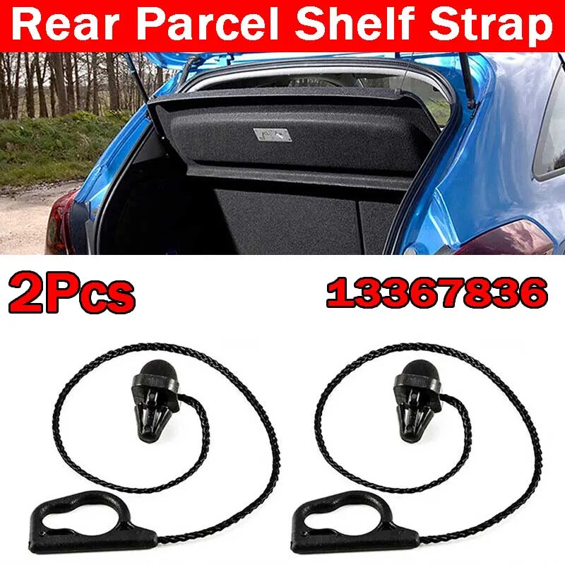 2Pcs Universal Trunk Back Lanyard Car High Strength Styling Parcel Shelves String Applicable for All Models