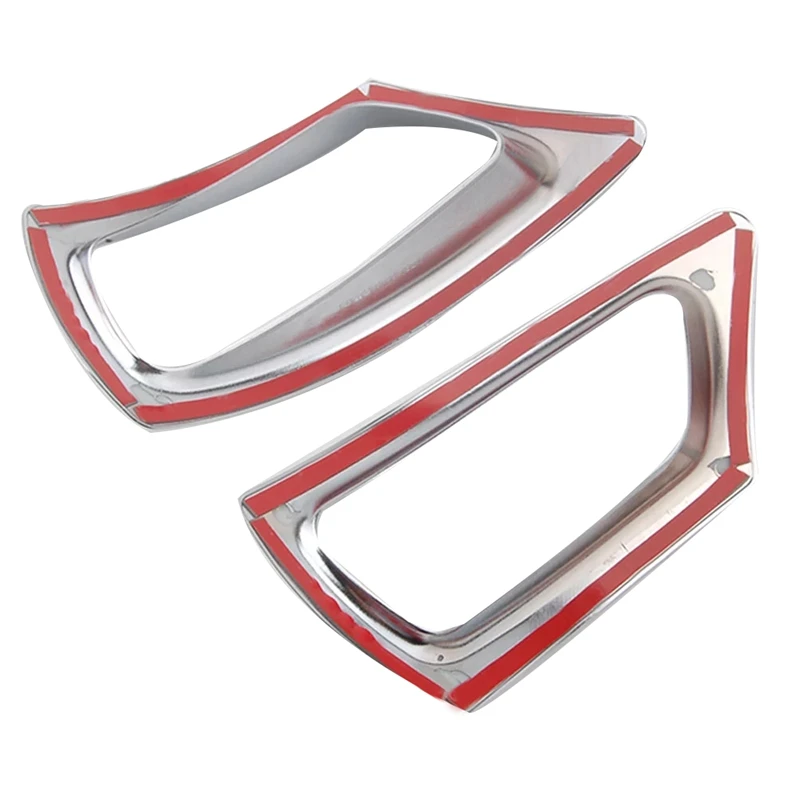 Car Chrome Rear Fog Light Cover Trim For Dodge Journey Fiat Freemont 2011 - 2018