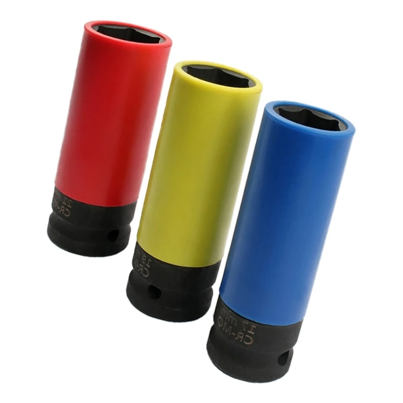 Juego tuercas impacto pulgadas, accesorios para coche, enchufe Impacto Profundo