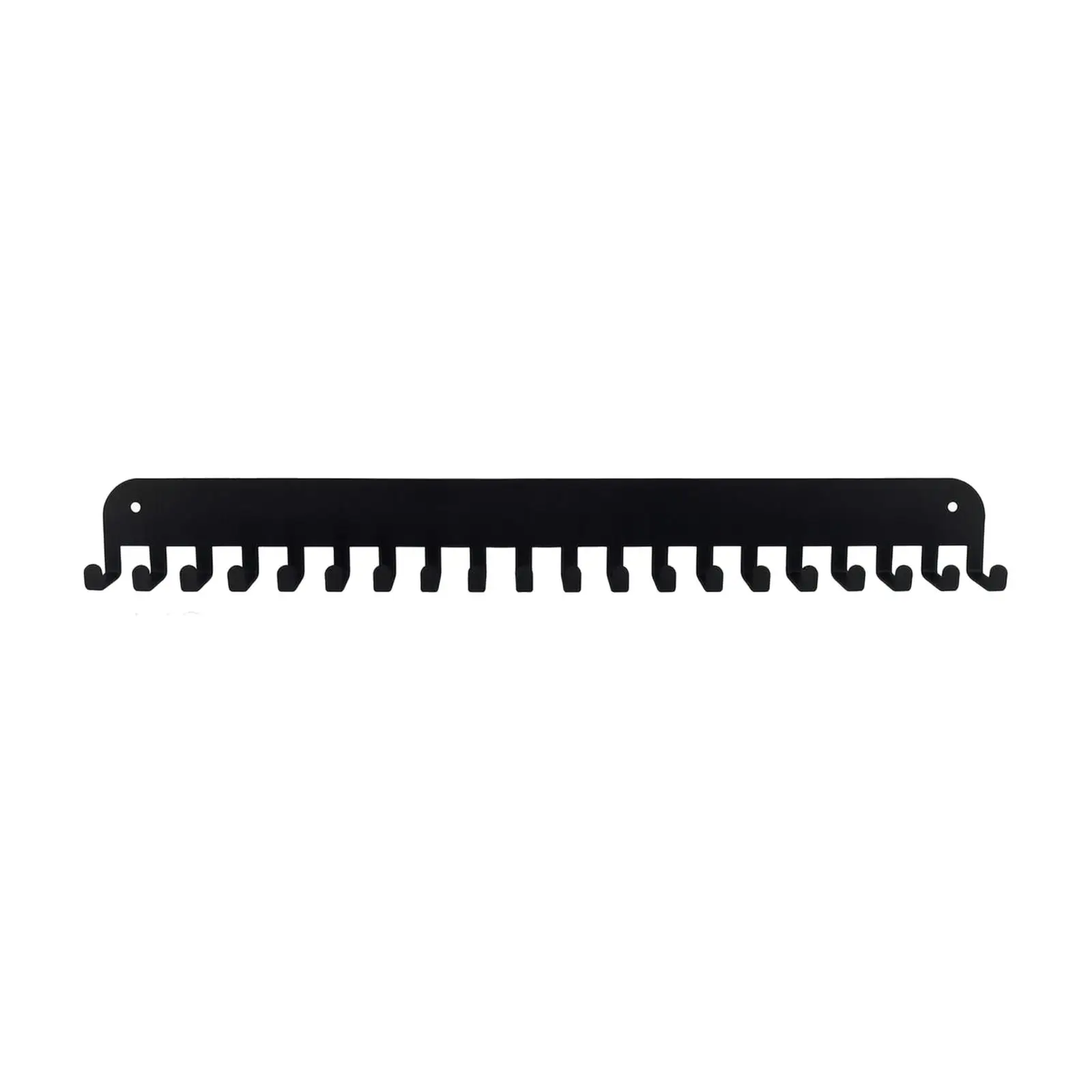 Durable Iron Key Rack with Multiple Hooks for Wall Mount Display of Medals and Keys