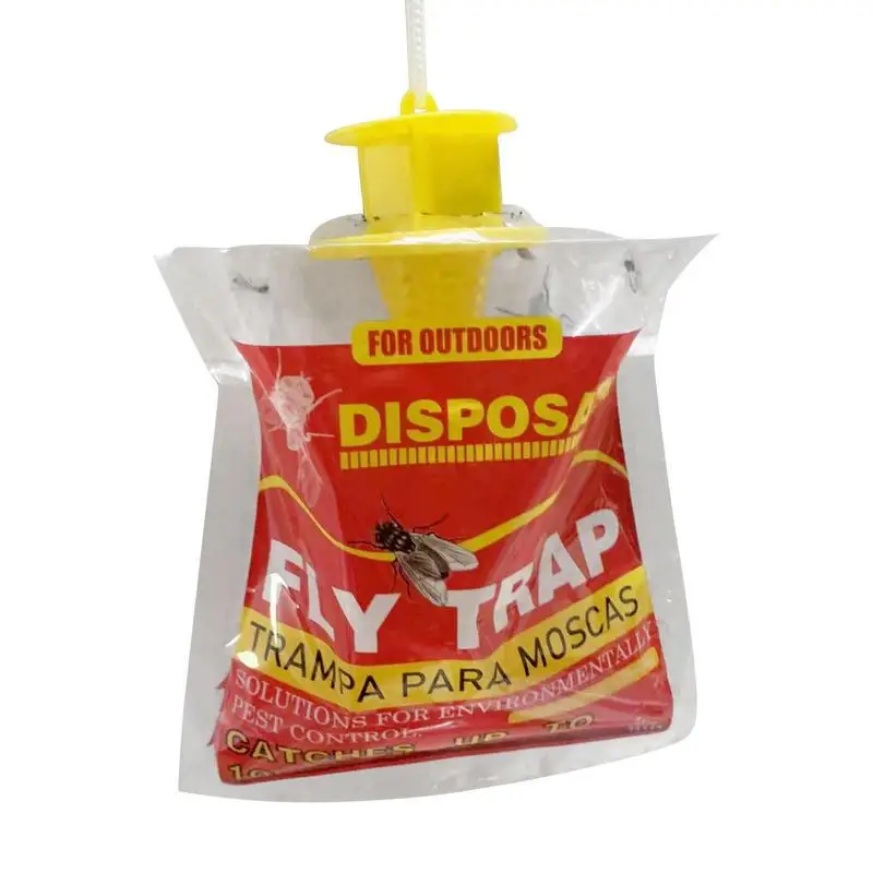 

Fly Trap Bag Disposable Fly Trap Outdoor Insect Killer Catcher Bag Fly Control Mosquito Trap Wasp Insect Killer Attractant