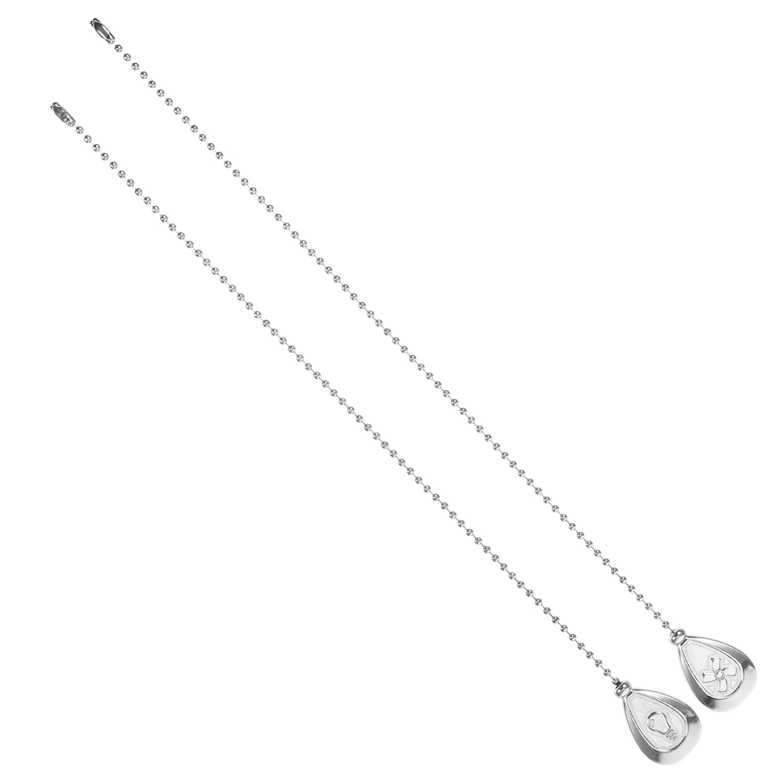 2Pcs Ceiling Fan Pull Chain Pendant Vintage Style Decorative Extension Adjustable Light Fixture Fan Cord Control Switch