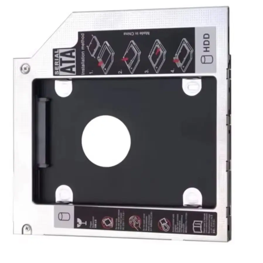 Universal 2nd HD SSD Hard Drive Optical bay Caddy Bracket for Asus F553MA F554LA F555LA D553MA F550z x450jn pu550ca X540L X550LA