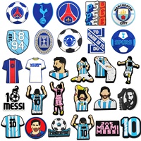28Pcs Soccer Ball Charms for Clog Shoe Decoration, Sports Soccer Football Shoe Charms Accessories Pack, Cute Decorations