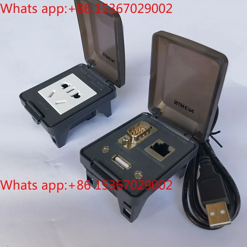 Industrial Communication USB Interface Protective Panel Box Socket H410-1 H410-2-3-4/5