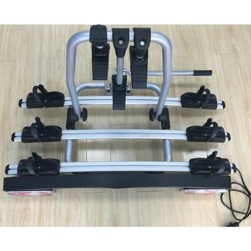 Car Rear Mount Bike Rack Vehicle Bicycle Holder Accessory For Outdoor Road Trip Cycling Travel Transport Storage Equipment