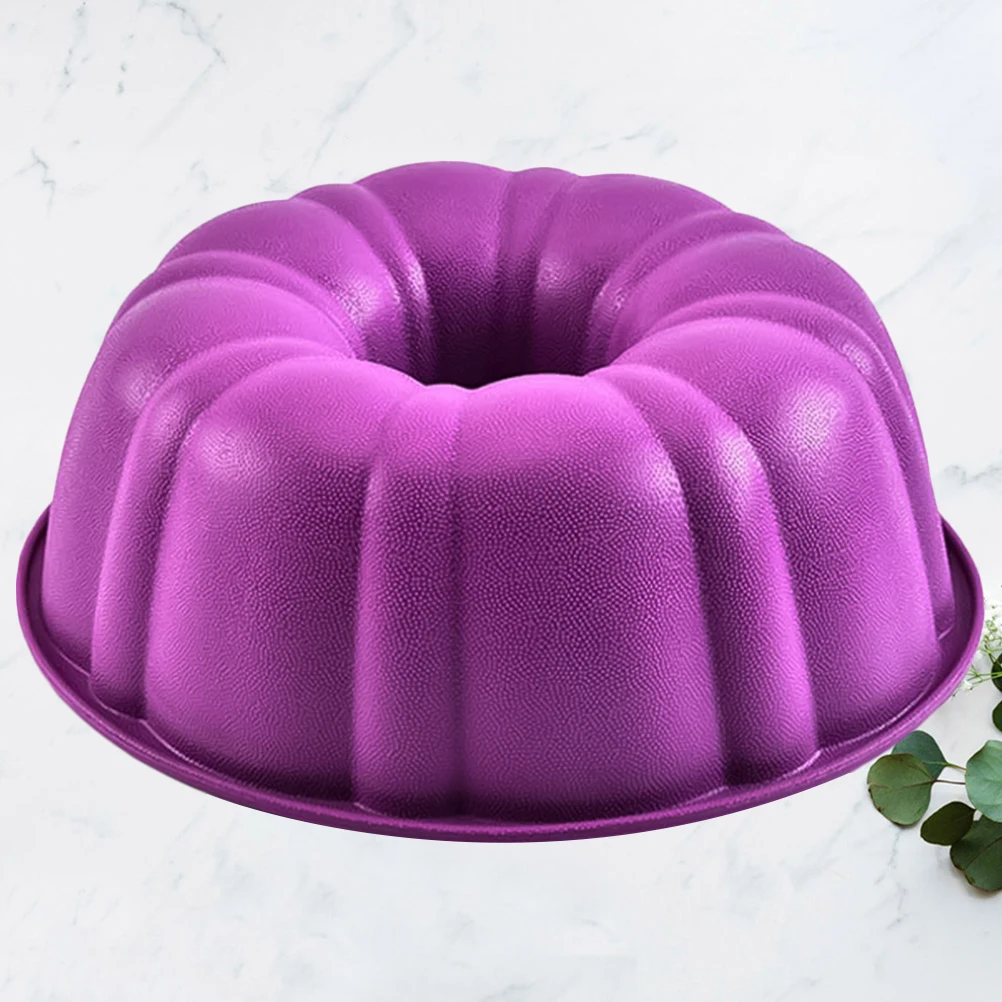 

Round Pumpkin Cake Baking Mold 10 Inches Silicone Bakeware Creative Shape Non-Stick Flexible DIY Pastry Tool Silicone Bakeware