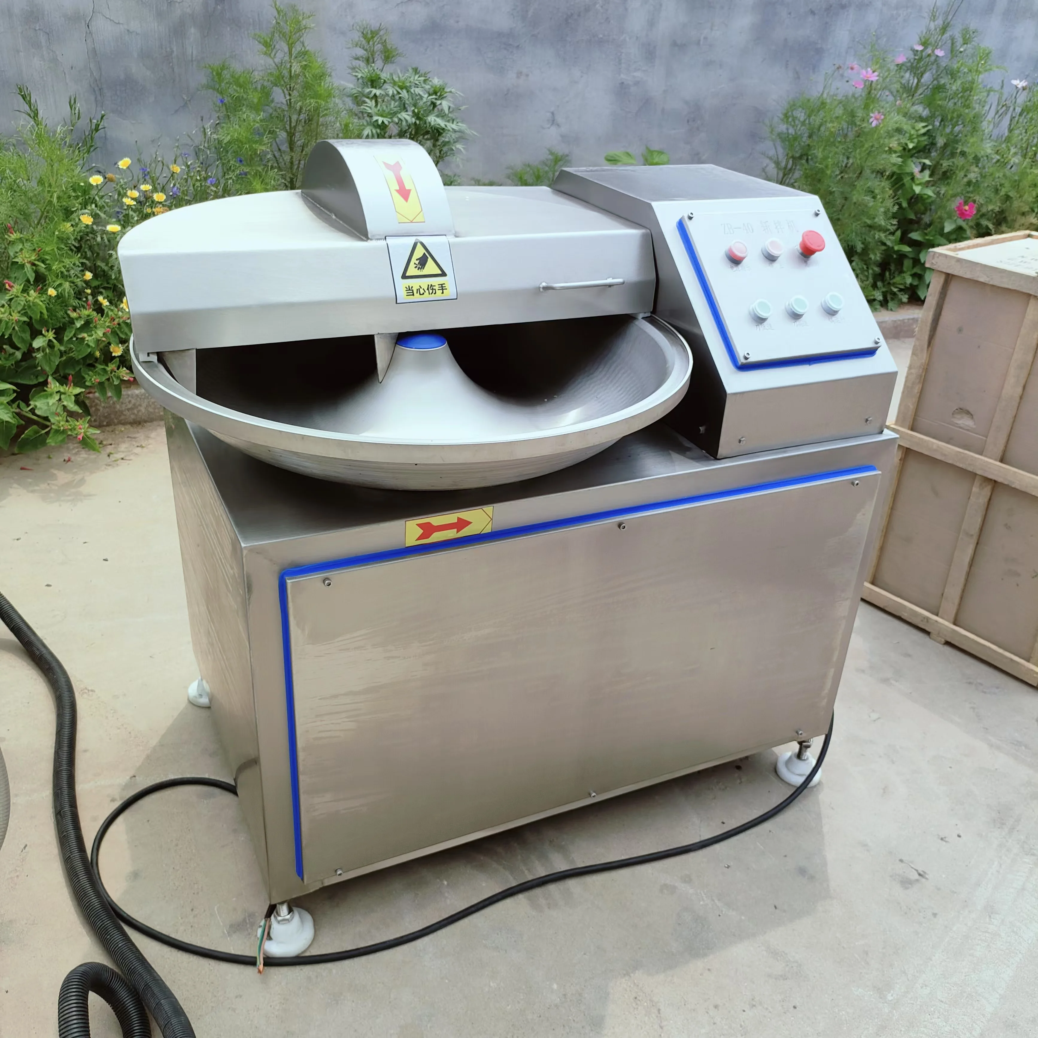 ステンレス製40Lミートボウルカッター、ソーセージチョッパーミキサー、果物・野菜グラインダーマシンをお手頃価格で